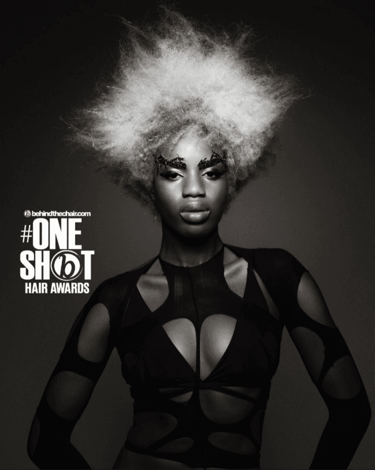 Texture Collection north american winner entry by hairstylist @coachchrisbaran for the 2022 #ONESHOT Hair Awards Big Shot