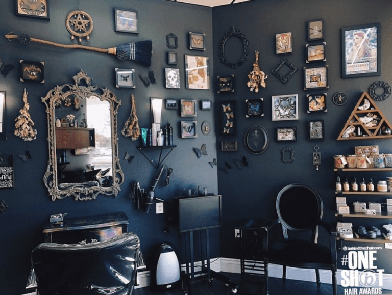 Suite Decor winner entry by hairstylist @wickedhairwitch for the 2022 #ONESHOT Hair Awards Hot Shot