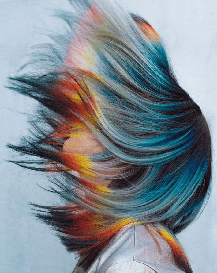 Hair Color Collection finalist entry by hairstylist @caitlinfordhair for the 2019 #ONESHOT Hair Awards Big Shot