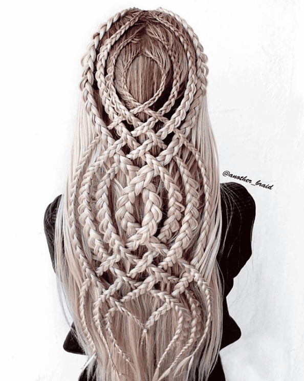 Intricate Braids & Twists winner entry by hairstylist @another_braid for the 2019 #ONESHOT Hair Awards Hot Shot