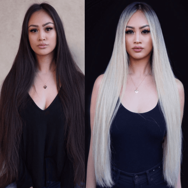 Color Transformation winner entry by hairstylist @maggiemh for the 2019 #ONESHOT Hair Awards Hot Shot