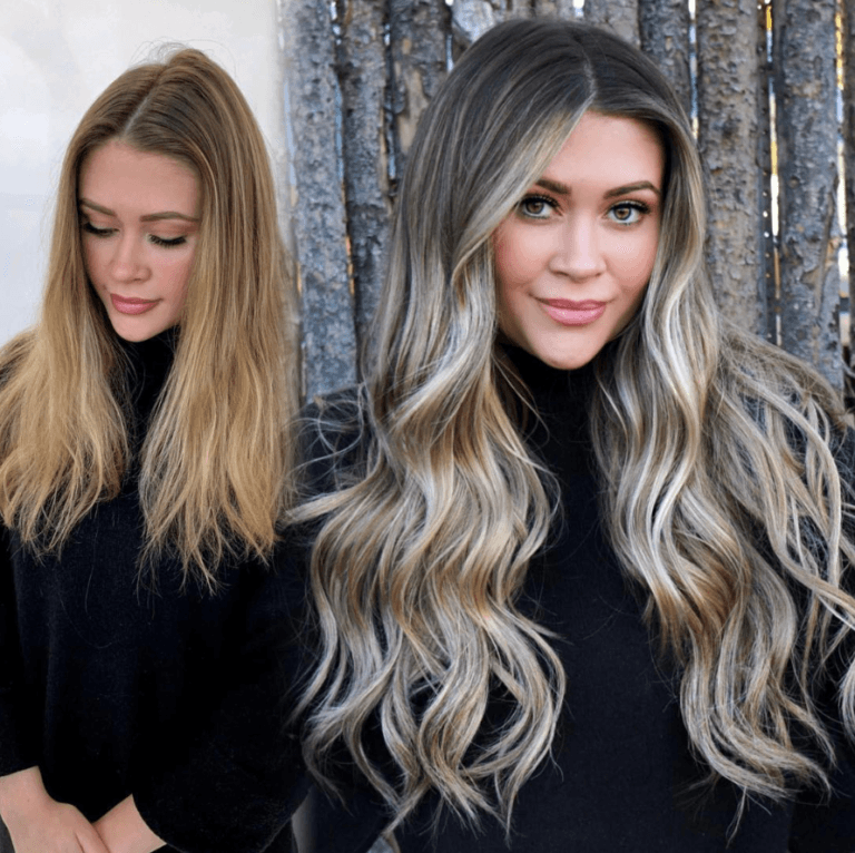 Hair Extensions winner entry by hairstylist @hairbykristingrip for the 2019 #ONESHOT Hair Awards Hot Shot