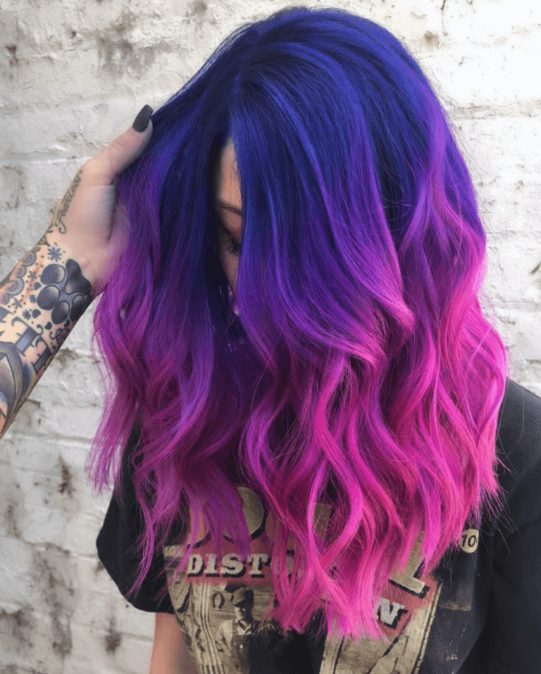 Vibrant winner entry by hairstylist @kimberlytayhair for the 2019 #ONESHOT Hair Awards Hot Shot