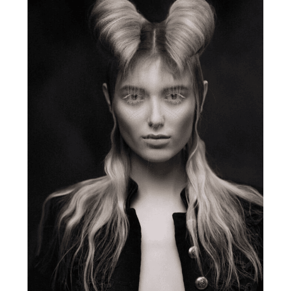 Avant-Garde Shot north american winner entry by hairstylist @matt.swinney for the 2017 #ONESHOT Hair Awards Big Shot