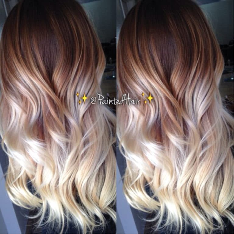 Hair Paint winner entry by hairstylist @paintedhair for the 2015 #ONESHOT Hair Awards Hot Shot