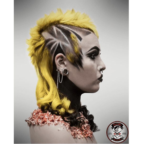 Hair Tattoo winner entry by hairstylist @paulmacspecial for the 2017 #ONESHOT Hair Awards Hot Shot