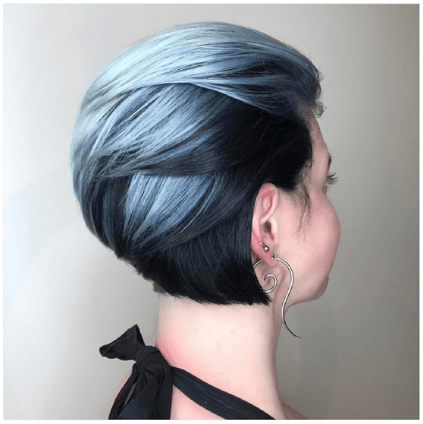 Color Melt winner entry by hairstylist @presleypoe for the 2017 #ONESHOT Hair Awards Hot Shot