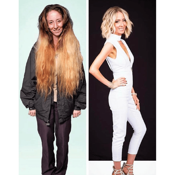 Transformation winner entry by hairstylist @saramay_level10 for the 2017 #ONESHOT Hair Awards Hot Shot