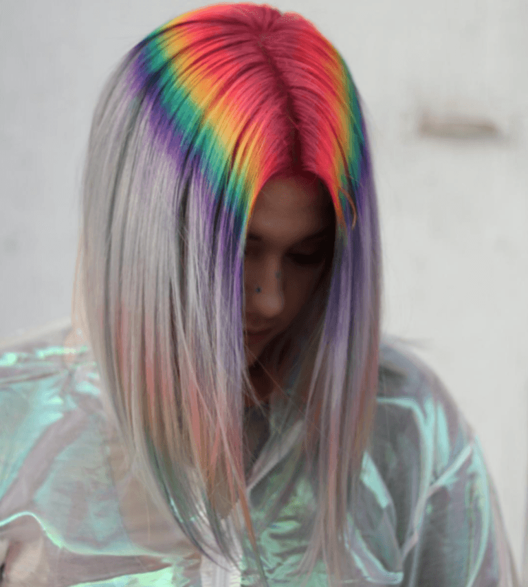 Unconventional Color winner entry by hairstylist @kristinacheeseman for the 2018 #ONESHOT Hair Awards Hot Shot