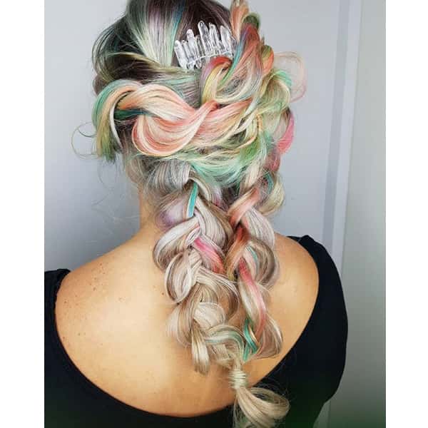 lived-in braid loose boho braided style simple dutch braid rope braid sexy hair