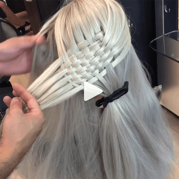 Braiding Quickie: Basket Weave Video How-To Antonio Estrada @antestradahair Sebastian Professional