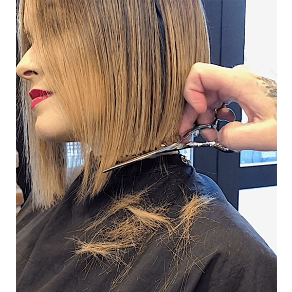 Chris Jones Dry Cutting Texturizing Bob Lob Haircut Tips Shears