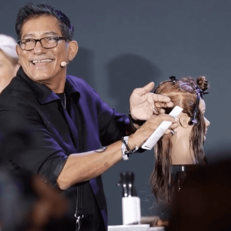 Sam Villa Cutting Tips Techniques Texture Crown Haircut Redken Symposium 2019