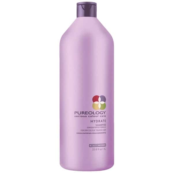 Pureology Hydrate Shampoo Serious Colour Care Sulfate Free Concentrated Moisturizing