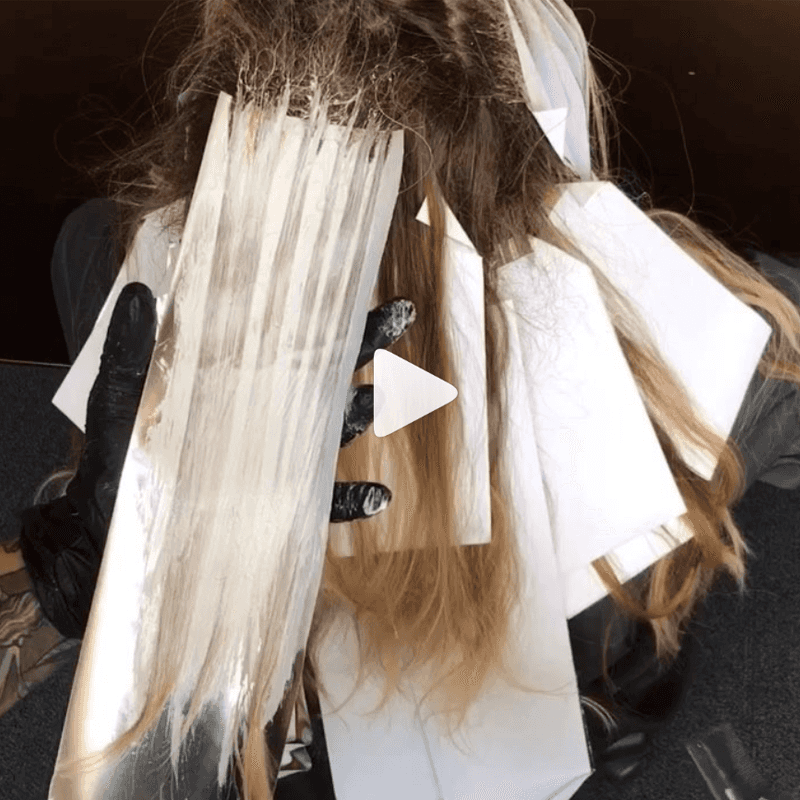 Brazilian Balayage TRUSS Professional Hot Tools Marcel Tips Mickey Colon @mickeycolonjr Hair Paint Tips