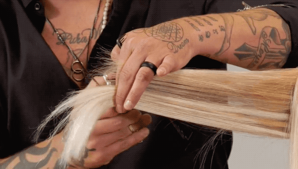 ARC Scissors Matt Swinney @matt.swinney 3 Extension Cutting Tips For Seamless Blends Undetectable Finish Extensions Haircut
