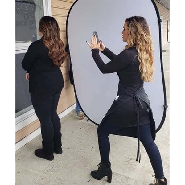 Jessica Scott Santo @jessicascotthair 7 Picture Taking Tips Natural Light Go Outside Posing Filming Videos Clean Up The Background