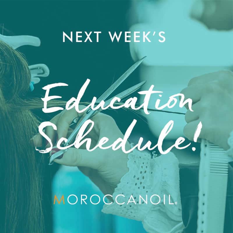 Moroccanoil Professional Education Schedule Digital Education