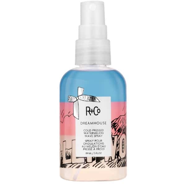 R+Co Dreamhouse Cold Pressed Watermelon Wave Spray Multitasking Mist Moisturizes Protects Hair Enhances Color