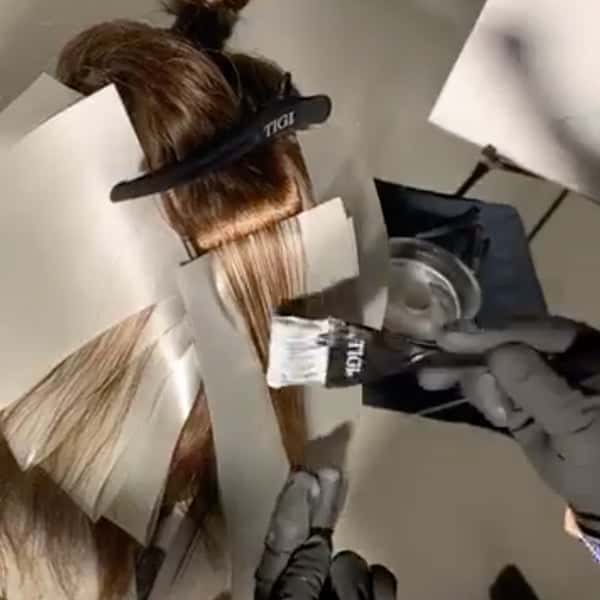 TIGI @renee.valerie How To Transition Full Foils and Balayage Into Low Maintenance Face Framing Blends