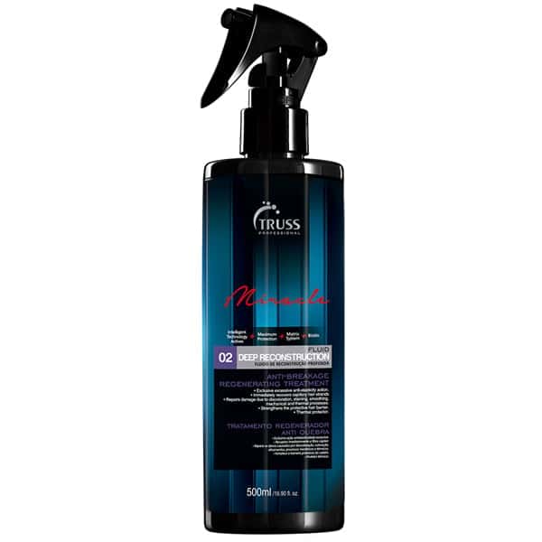 TRUSS Professional Deep Reconstruction Fluid Hair Regeneration Treatment Deeply Recovers Repairs Damage Strengthens Increases Hydration Shine