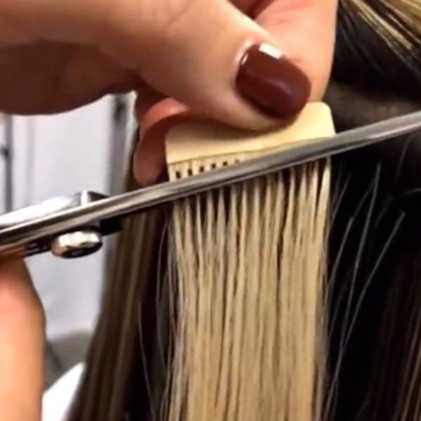 Flaunt Tape In Extensions Facebook Live Chemical Free Balayage Paul MItchell Heather Kaanoi