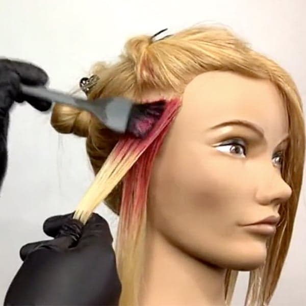 pink balayage hair painting tutorial wella color charm luis rodriguez root smudge how-to facebook live