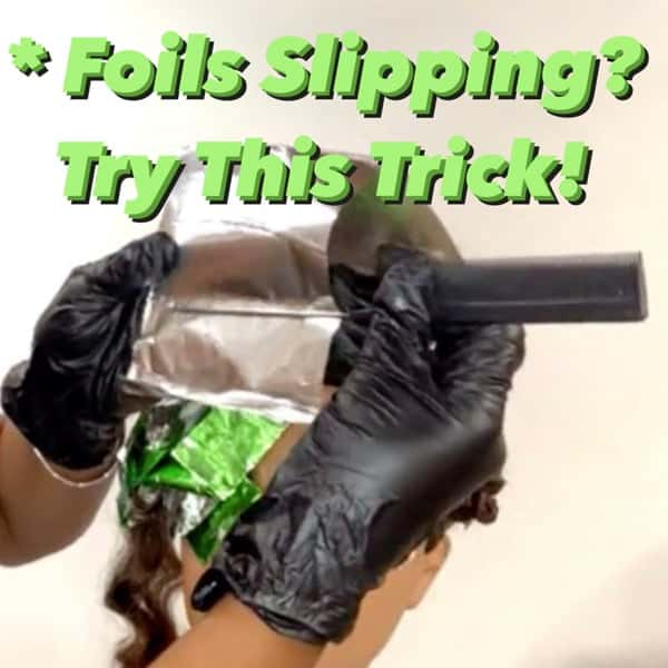 clairol shimmer lights @hairbytag money piece foil placement tips and creative toning for blondes how to tutorial foil slipping trick