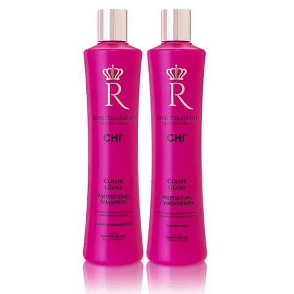 farouk systems chi royal treatment color gloss protecting shampoo conditioner