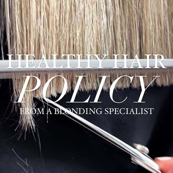 colorists stylists enforce a healthy hair policy trim or treatment blonde services redken abc acidic bonding concentrate 5 minute liquid mask tutorial