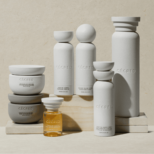 Cécred by Beyoncé Knowles-Carter products on display.
