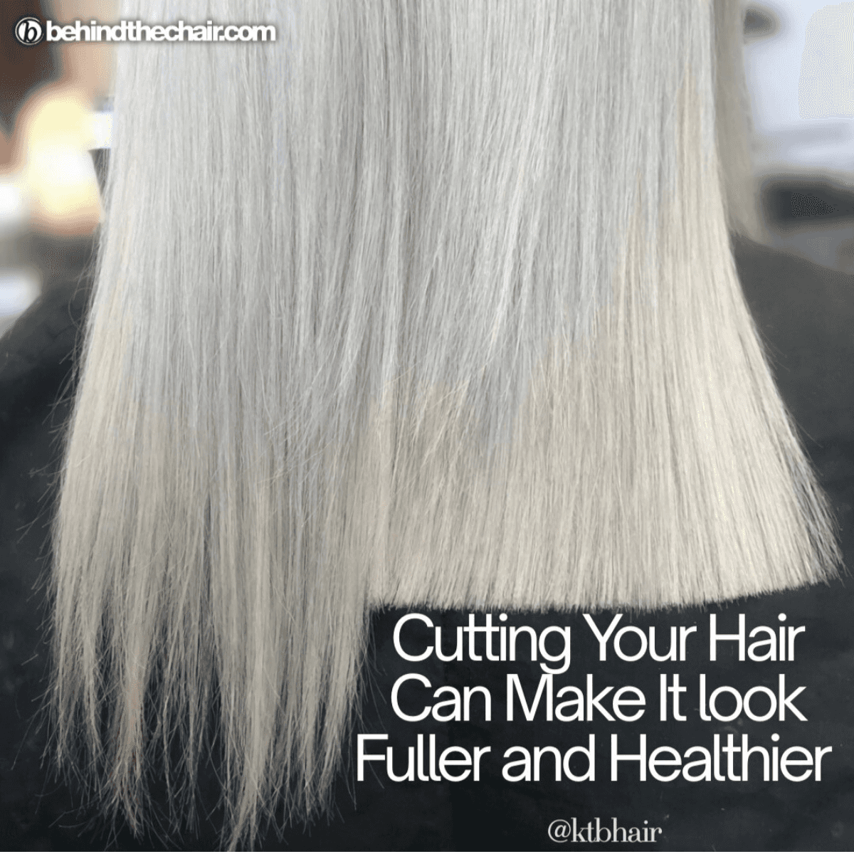 cutting your hair can make it look fuller and healthier @ktbhair