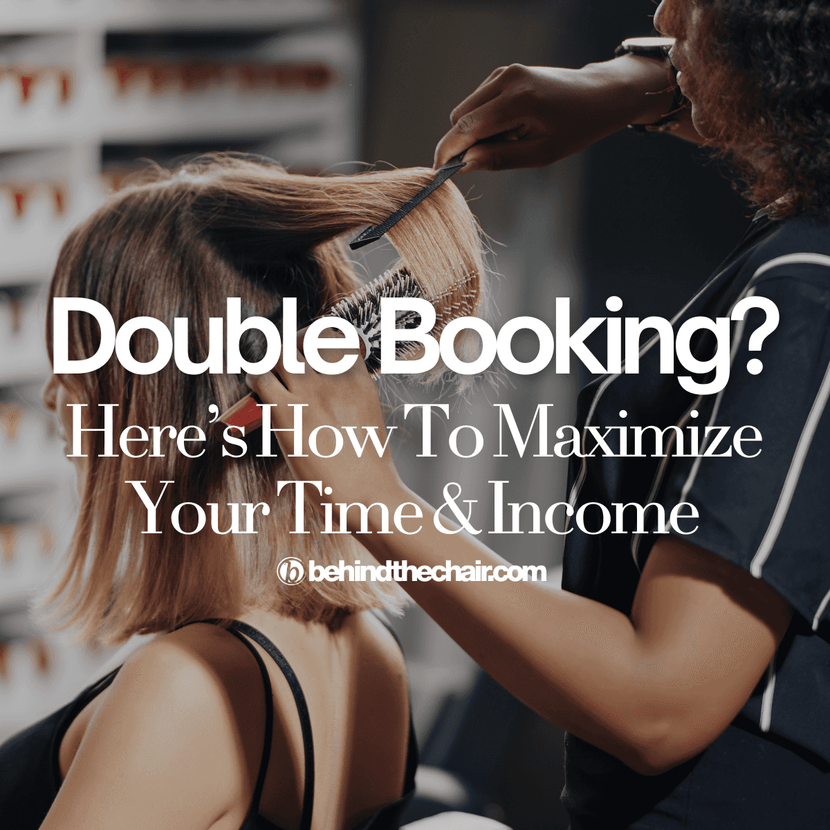 image with text that says: Double booking? Here’s How To Maximize Your Time & Income