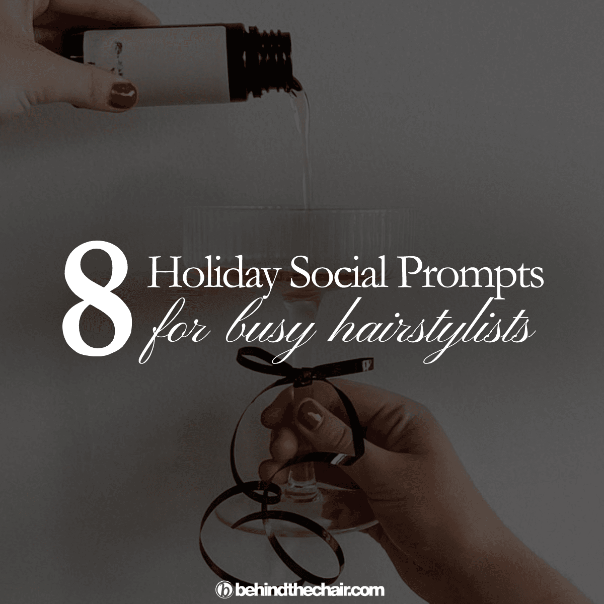 8 holiday social prompts for busy hairstylists