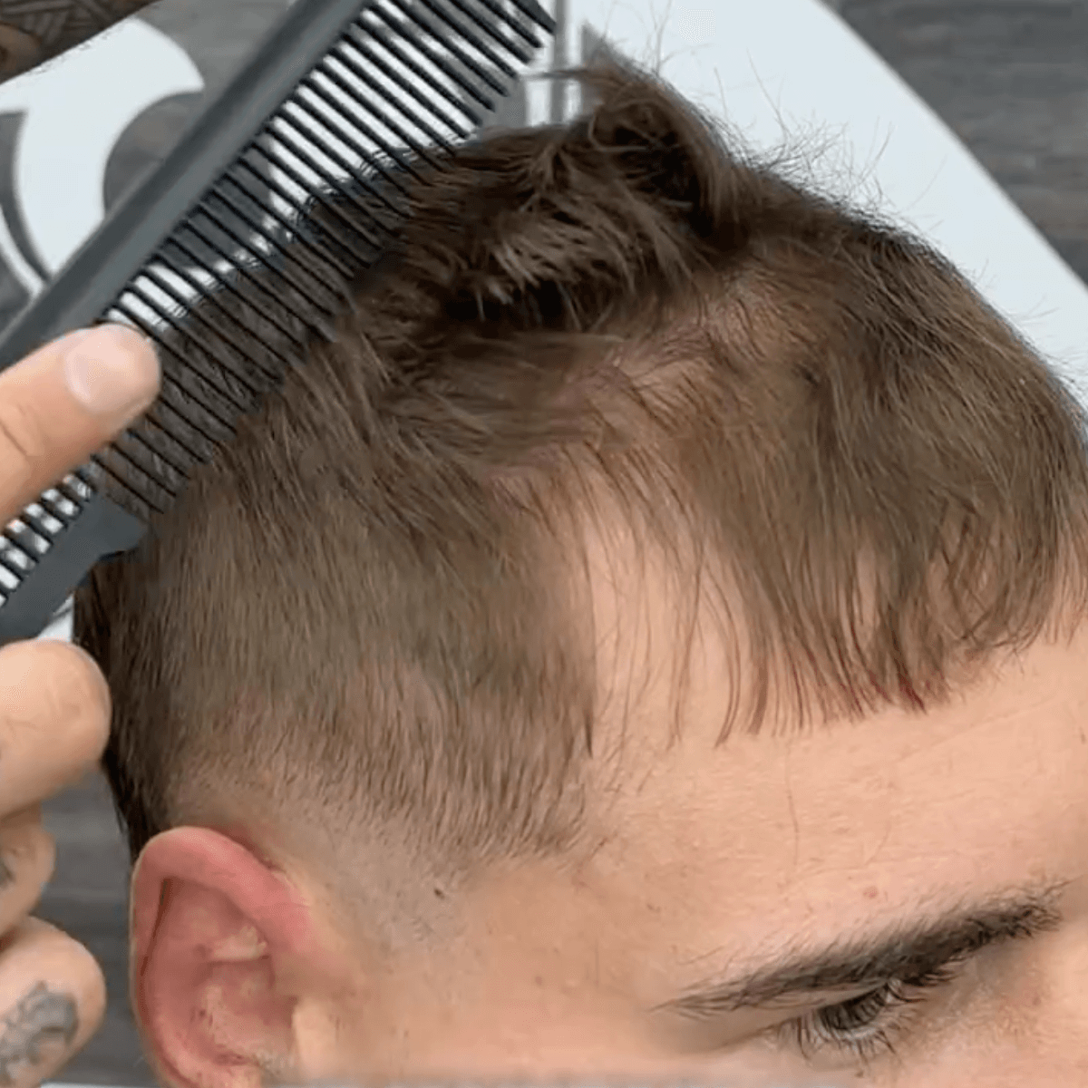 How To Cut Men's Haircuts for Fine and Thinning Hair Photo Credit Instagram via @caleb_heke