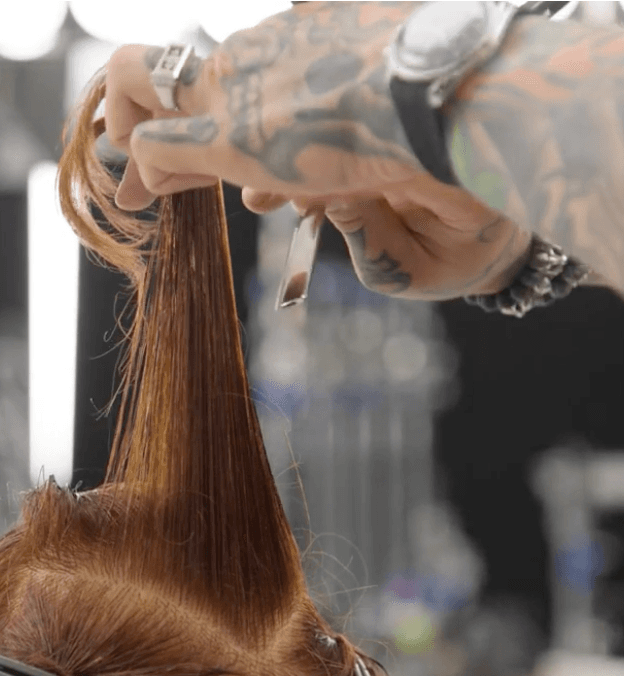 how to razor cut a shag