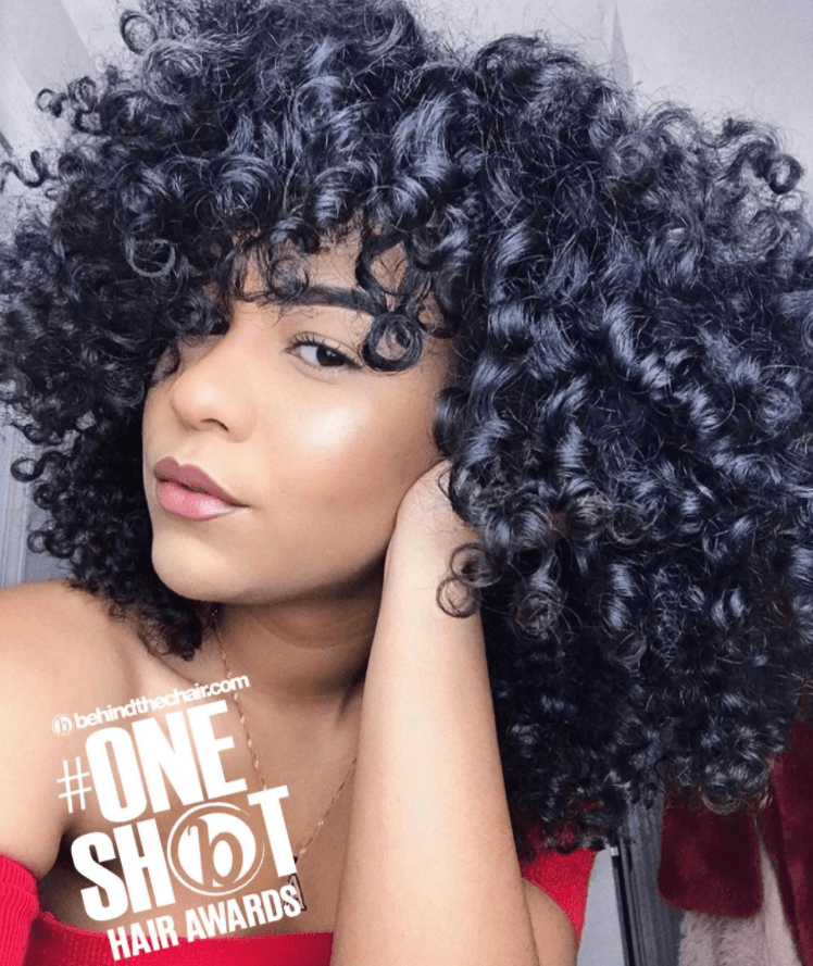 Natural Texture winner entry by hairstylist @curlfactor for the 2021 #ONESHOT Hair Awards Hot Shot