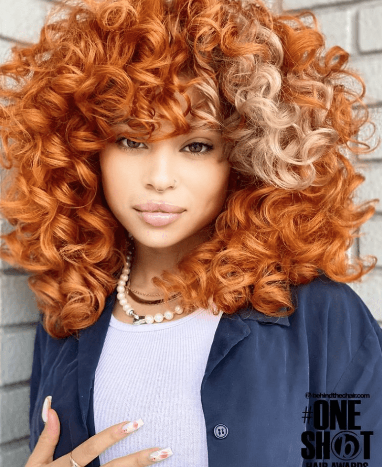 Natural Texture winner entry by hairstylist @sahrita23 for the 2022 #ONESHOT Hair Awards Hot Shot
