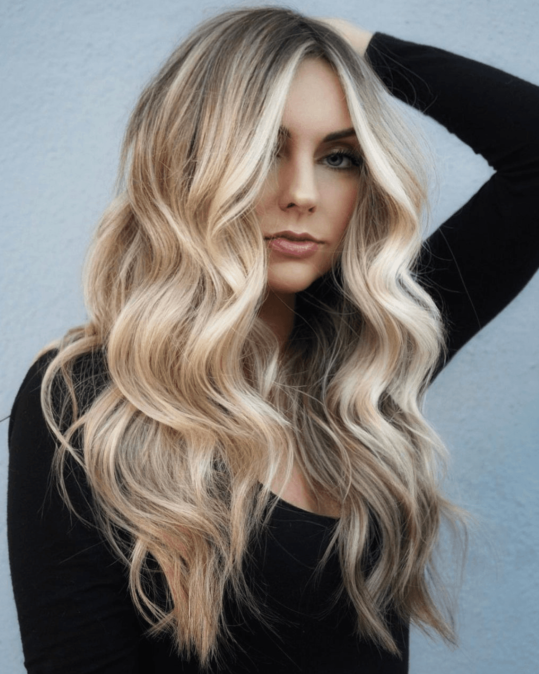 finished look old money blonde @hairbychrissydanielle