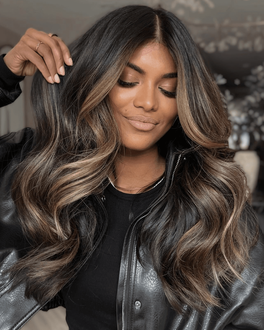 honey brunette Photo Credit Instagram via @xo.farhana.balayage