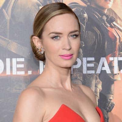 Emily Blunt's Classic Chignon