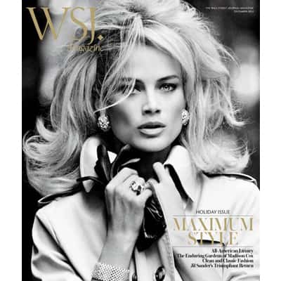 Carolyn Murphy's WSJ Cover Look