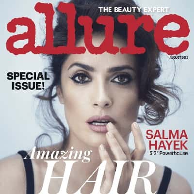 Salma Hayek Allur Cover Look