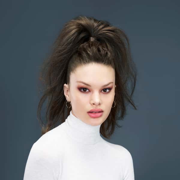 moroccanoil high glam ponytail