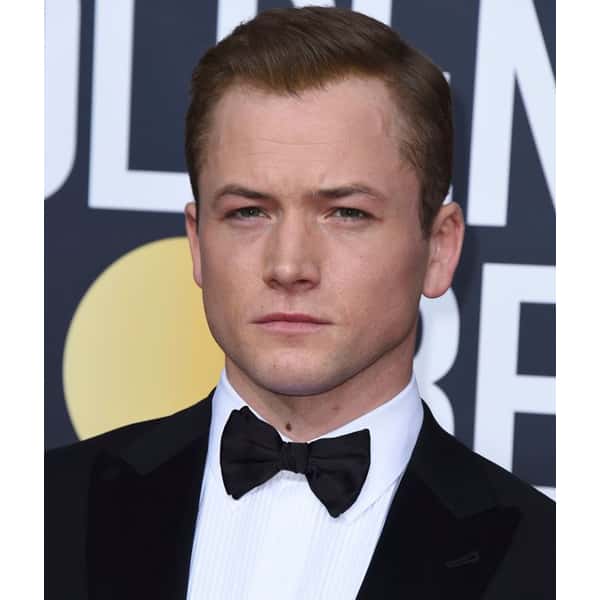 Golden Globes 2020 Sonia Lee @sonialeeartistry Taron Egerton Men's Groomer Barbering Classic Timesless Slicked Back Style