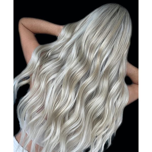 clear platinum blonde bleach out global formula how to steps pravana