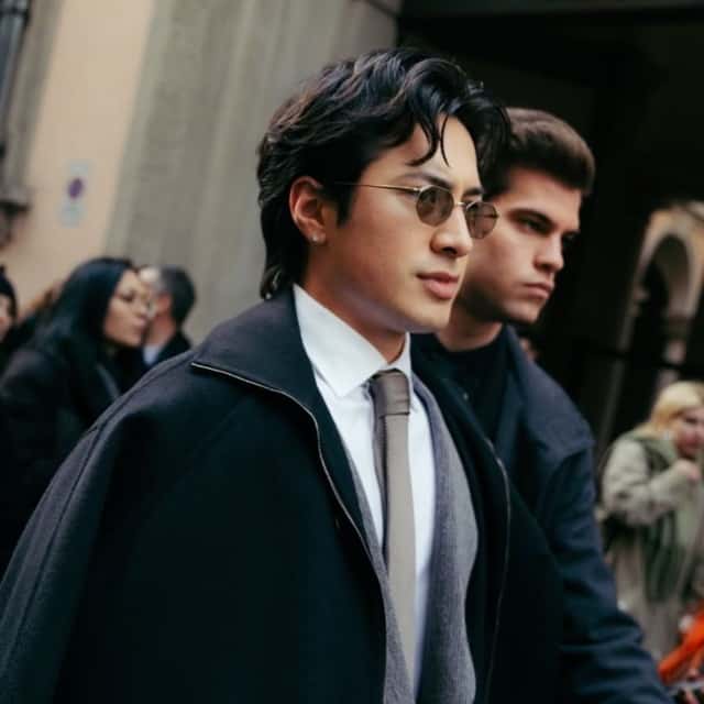 Hudson Mullet GTL - Hudson Williams’ Textured Mullet at Giorgio Armani7