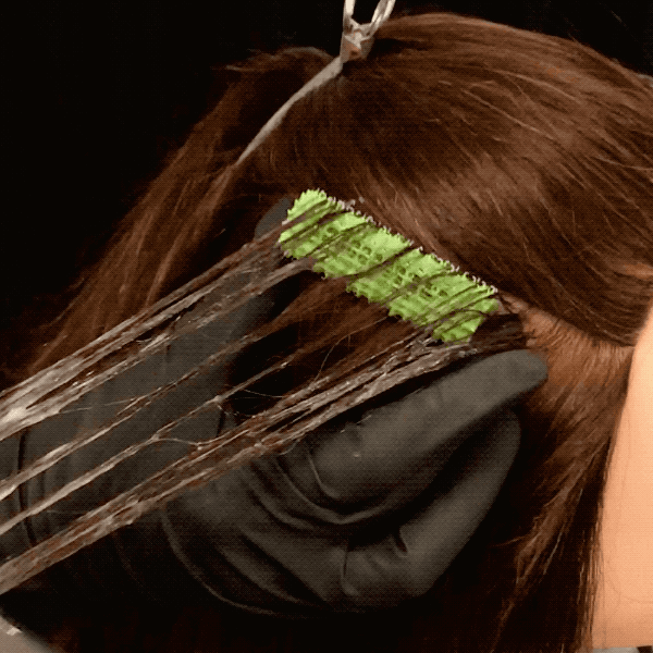 rollayage balayage with a velcro roller leah freeman l'anza