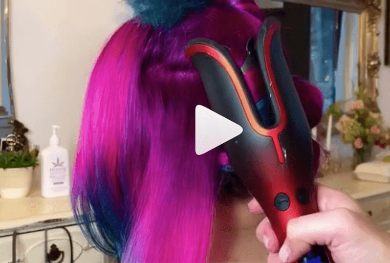 Kayla Boyer Video Quickie How-To Chi Spin N Curl Tips Curl Set Cheat