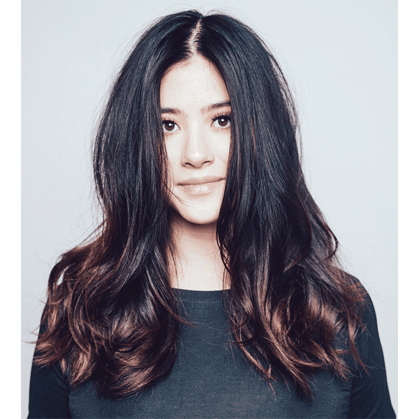 after, blowout, blow dry, hair style, brunette, after